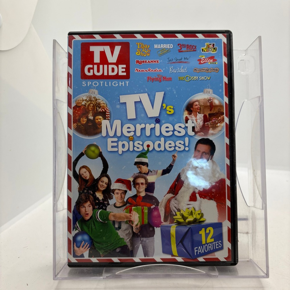 TV Guide Spotlight TVs Merriest Episodes DVD 12 Favorites Christmas Sitcoms